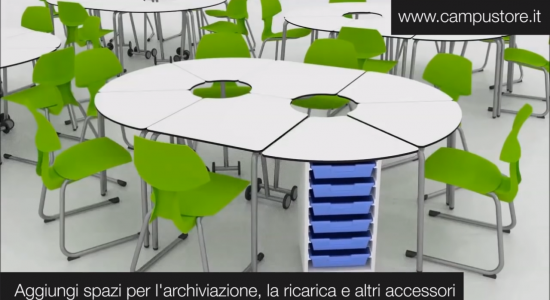 Arredi modulari per la scuola – Ambienti digitali e spazi alternativi per l’apprendimento