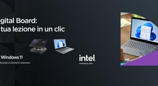 Digital Board: la tua lezione in un clic con Lenovo e Microsoft Teams