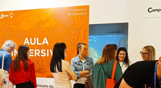 Aula immersiva CampuStore e Giunti Scuola