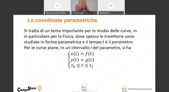 Studio di una curva in coordinate parametriche