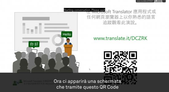 Microsoft Translator a scuola