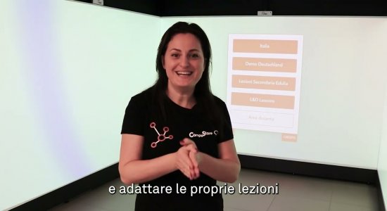I contenuti digitali di Miri, l’aula immersiva didattica